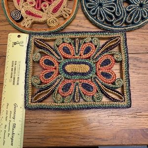 Boho Woven Trivets